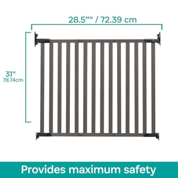 KidCo Bamboo Angle Mount Safeway Gate for Stairs