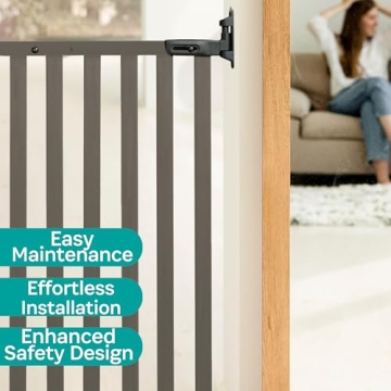 KidCo Bamboo Angle Mount Safeway Gate for Stairs