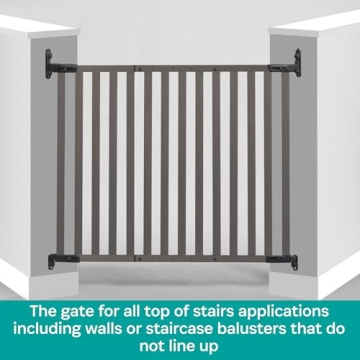 KidCo Bamboo Angle Mount Safeway Gate for Stairs