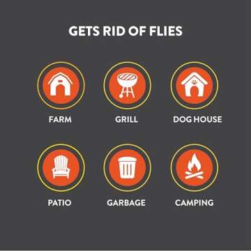 Outdoor Fly Trap [2 Pack] Fly Traps Outdoor with Dissolvable Non-Toxic Bait - Controls Flies for Patios, Hanging Fly Traps with Tie Included