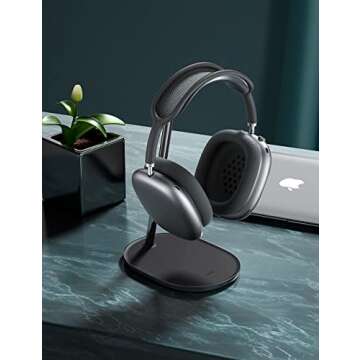 BENKS Desktop Headphone Stand - Universal Headset Holder with Silicone Pad