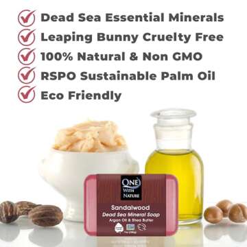 Dead Sea Mineral Sandalwood Soap - Natural Skin Care