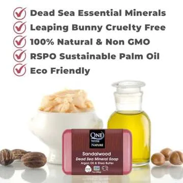 Dead Sea Mineral Sandalwood Soap - Natural Skin Care