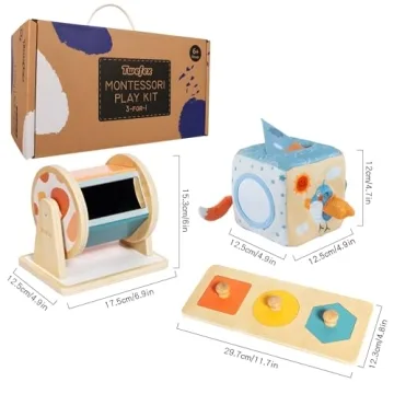 Twefex Montessori Baby Toys Play Kit - Learning Fun!