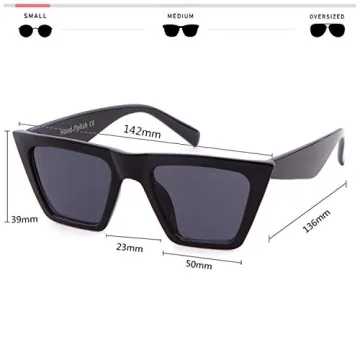 SORVINO Vintage Sunglasses Retro Cateye UV400 Protection