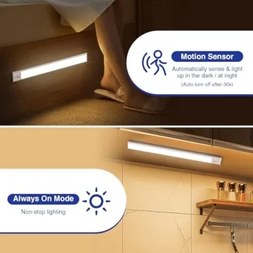 LED Under Cabinet Lighting | Rechargeable & Motion Sensor