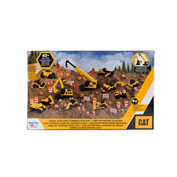 CAT Construction Toys Mega Set for Kids - 40 Pieces