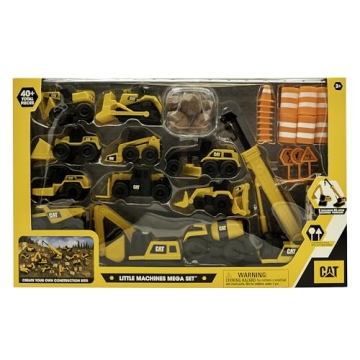 CAT Construction Toys Mega Set for Kids - 40 Pieces