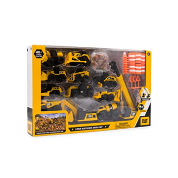 CAT Construction Toys Mega Set for Kids - 40 Pieces