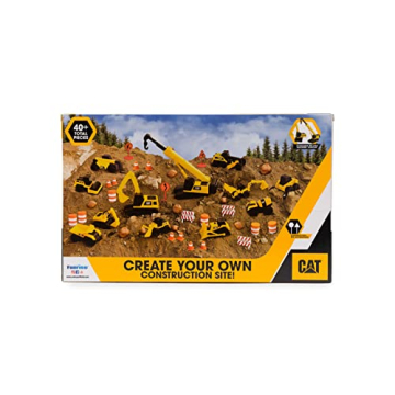 CAT Construction Toys Mega Set for Kids - 40 Pieces