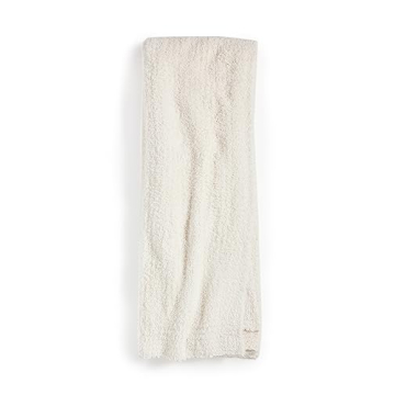 Barefoot Dreams CozyChic Throw Blanket in Cream