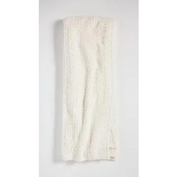 Barefoot Dreams CozyChic Throw Blanket in Cream