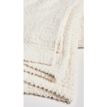 Barefoot Dreams CozyChic Throw Blanket in Cream
