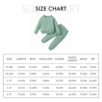 SOBOWO Toddler Winter Tracksuit Set for Cozy Comfort