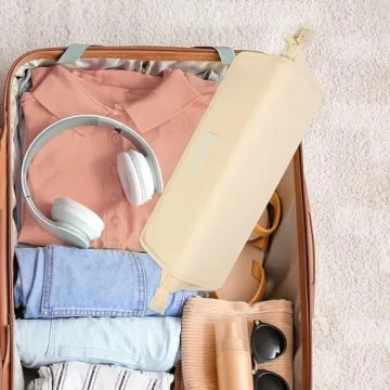 BAREFOOT CARIBOU Hair Tools Travel Bag with Heat Resistant Mat