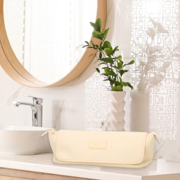 BAREFOOT CARIBOU Hair Tools Travel Bag with Heat Resistant Mat