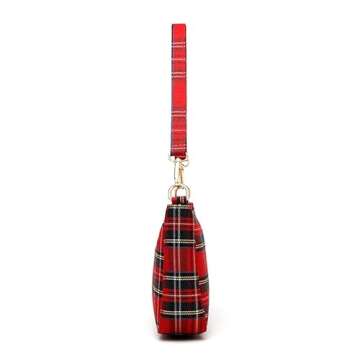 Trendy VINAIDA Plaid Shoulder Bag for Women - Perfect Gift