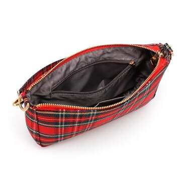Trendy VINAIDA Plaid Shoulder Bag for Women - Perfect Gift