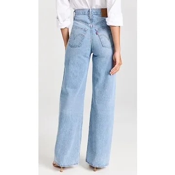 Flattering Levi's Women's Ribcage Wide Leg Jeans for Style