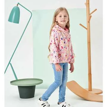 Feidoog Toddler Fleece Hooded Outerwear