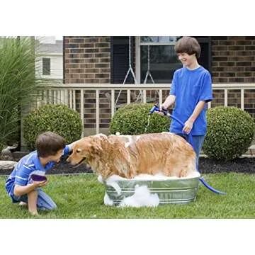 Hertzko Pet Bath & Massage Brush - Dog Bath Brush Scrubber for Shampooing and Massaging Dogs, Cats, Small Animals, Short/Long Hair - Rubber Curry Brush Dog - Removes Loose & Shed Fur (No Handle)