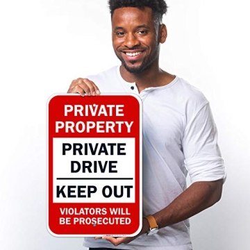 Sigo Signs Private Property Sign - Durable & Fade Resistant