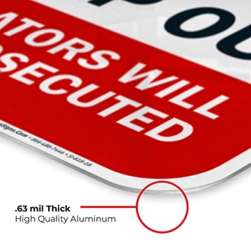 Sigo Signs Private Property Sign - Durable & Fade Resistant