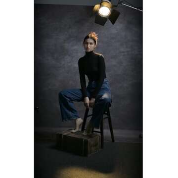 UrcTepics 8x12ft Professional Dark Gray Portrait Backdrop Abstract Textured Backdrops for Photography Vintage Headshot Background