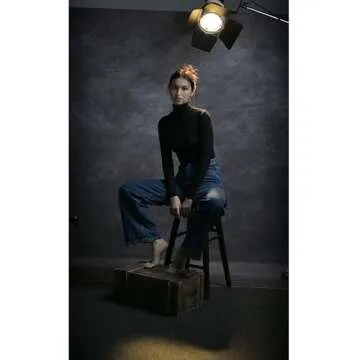 UrcTepics 8x12ft Professional Dark Gray Portrait Backdrop