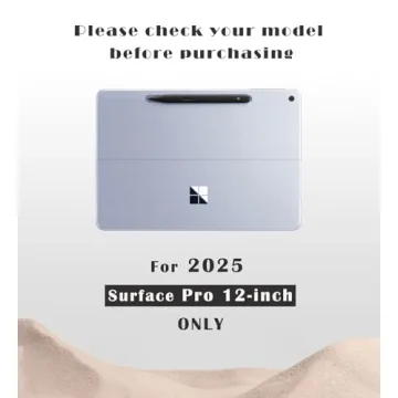 Ultra Thin Protective Tablet Cover Skin Decal Sticker for Microsoft Surface Pro 12" (2025 Release) -...