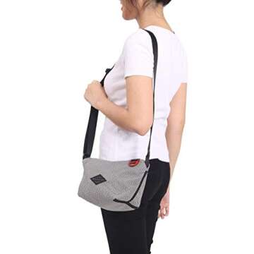 Sherpani Demi White/Black Stylish Shoulder Bag