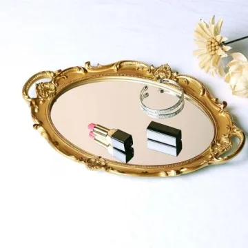 Stylish Zosenley Decorative Mirror Tray for Home