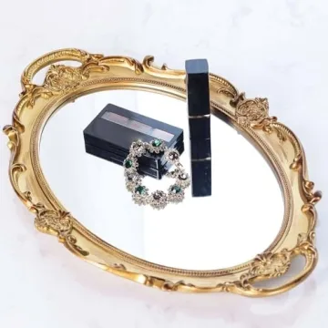 Stylish Zosenley Decorative Mirror Tray for Home