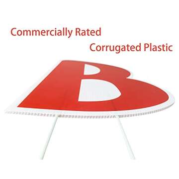 Treezea Happy Birthday Yard Signs for Kids & Adults – 15” Large Rainbow Color Birthday Lawn Signs with Stakes - Durable and Weather-Resistant Birthday Yard Decorations - 13 Total Signs