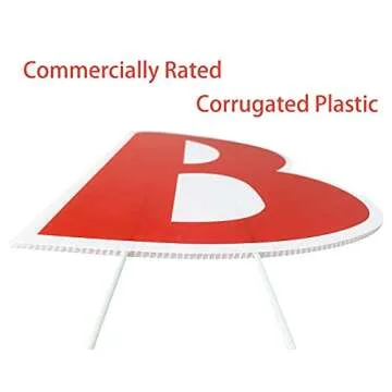 Treezea Happy Birthday Yard Signs for Kids & Adults – 15” Large Rainbow Color Birthday Lawn Signs with Stakes - Durable and Weather-Resistant Birthday Yard Decorations - 13 Total Signs