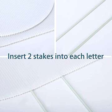 Treezea Happy Birthday Yard Signs for Kids & Adults – 15” Large Rainbow Color Birthday Lawn Signs with Stakes - Durable and Weather-Resistant Birthday Yard Decorations - 13 Total Signs