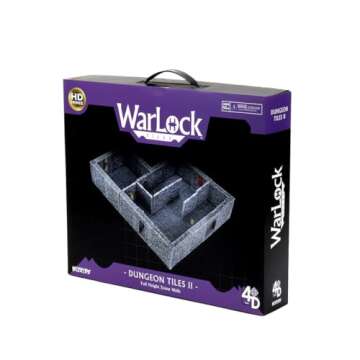 Warlock Tiles: Base Set – Dungeon Tiles II Full Height Stone Walls