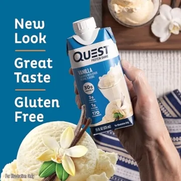 Quest Vanilla Protein Shake - 30g Protein, Low Sugar