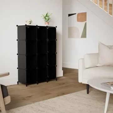 TomCare 12-Cube DIY Storage Organizer for Home Office