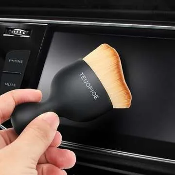 TEUOPIOE Car Interior Cleaning Brush,Auto Soft Hair Car Brush, Car Interior Dust Brush,Car Accessori...
