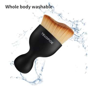 TEUOPIOE Car Interior Cleaning Brush,Auto Soft Hair Car Brush, Car Interior Dust Brush,Car Accessories for Car Dashboard, Air Conditioning Vents,Car Interior Brush for Keyboard Cleaner(Brown)