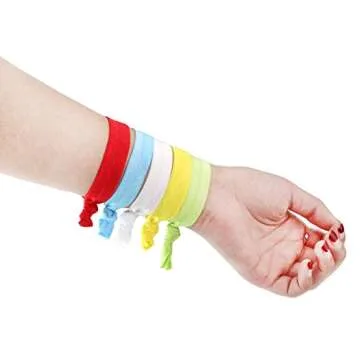 Vibrant Habibee No Crease Elastic Hair Ties 100pcs
