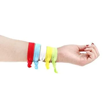 Vibrant Habibee No Crease Elastic Hair Ties 100pcs