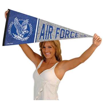 College Flags & Banners Co. Air Force Falcons Pennant Throwback Vintage Banner