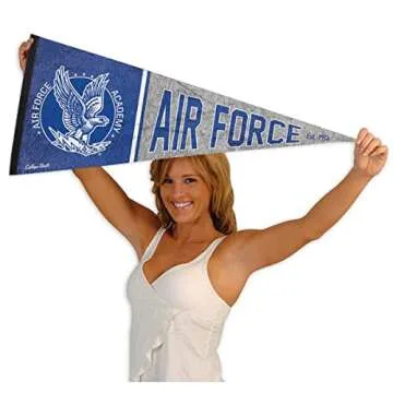 College Flags & Banners Co. Air Force Falcons Pennant Throwback Vintage Banner