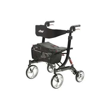 Drive Nitro Heavy Duty Rollator Walker with Seat