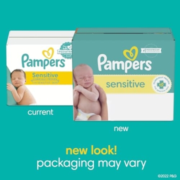 Pampers Sensitive Baby Wipes - Hypoallergenic & Unscented