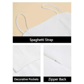 Wenrine Spaghetti Strap Mini Dress for Summer Style