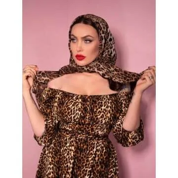 Eohak Womens Leopard Print Shawl Scarf - Lightweight Wrap Scarves Shawl Cheetah Scarves for Spring Summer Season (Leopard Print)