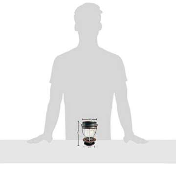 pearlstar Solar Lanterns - Vintage Solar Lights for Outdoors